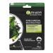 Garnier Pure Charcoal and Algae Sheet Mask Purifying and Hydrating Face Mask With Hyaluronic Acid LHA & Black Algae Tightens Enlarged Pores & Purifies Skin Biodegradable & Vegan Tissue 28g Charcoal and Algae Purifying Tissue Face Mask