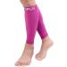 TOFLY Footless Calf Compression Sleeve 20-30mmHg for Men & Women - Pink, 2XL - Buy Online on GoSupps.com