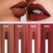 FOCALLURE Velvet Matte Liquid Lipstick - Terra Cotta 201 | Satin-Finish High Pigmented Lip Color | Lightweight & Quick-Drying Formula for Cheeks and Lips - Buy Online on GoSupps.com