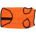 Qcwwy XL Fluorescent Orange Reflective Vest for Dogs - Safety Jacket & Pet Clothing | Bright Warning Safety Gear - Buy Online on GoSupps.com