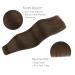Buy 35cm 80g Chocolate Brown Remy Real Hair Extensions | Sew-In Weft Tresses for Natural Look - Buy Online on GoSupps.com