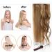 Elailite Invisible Tape In Extensions - Remy Real Human Hair 20pcs Dark Brown 35cm 20g - Best Tape Hair Extensions for a Natural Look - Buy Online on GoSupps.com