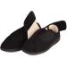 Men's 80-D Memory Foam Diabetic Slipper with Adjustable Closures - Extra Wide Width, Comfortable & Warm Plush Fleece - Arthritis, Edema, and Swollen Feet Support - Machine Washable - Anti-Slip Sole - Size 11 Black/White - Buy Online on GoSupps.com