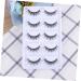 FRCOLOR Cross Eyelashes 80 Pairs Natural False Eyelashes Lashes Natural False Lashes Natural Eyelashes Eyelashes Dense Eyelash 3d Cross Fake Eyelash - Buy Online on GoSupps.com