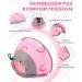 Supet Rewrise Adjustable Cat Collar - Post-Surgery Recovery Cone for Dogs & Cats (Pink M: 21.5-30.5cm) | Comfort & Safety - Buy Online on GoSupps.com