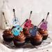 18pcs Glitter Dessert Cupcake Topper Cheer to Worldwide Popular Female Singer Guitar Theme Decor Pick for Fan Men Women Happy Birthday Party Decorations Supplies - Buy Online on GoSupps.com
