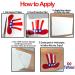 USA Temporary Tattoos - 100 Patriotic Designs for 4th of July Party | American Flag & USA Theme Party Props by Anapoliz - Buy Online on GoSupps.com