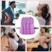 Adjustable Lumbar Support Board - 3-Stage Back Massager & Spine Cracker in Charming Purple - Enhance Lower Back Pain Relief - Buy Online on GoSupps.com