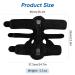 LISTENJIALE Plantar Fasciitis Night Splint - 2 Pack with Arch Support & 3 Adjustable Straps - Relief Brace for Foot Drop, Achilles Tendonitis (Black) - Buy Online on GoSupps.com