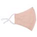 Reusable Face Mask Washable Face Covering Bandana Face Mask 3 Layer Cotton Face Mask Breathable Fashion Face Mask for Protection Against Pollution Beige 4pcs
