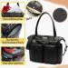 MISS FONG Diaper Bag Stroller Backpack - Multi-Functional Baby Hospital Bag with Changing Mat - Black - Buy Online on GoSupps.com
