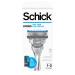 Schick Hydro 5 Sense Hydrate Razor with Shock Absorb Technology for Men 1 Handle with 2 Refills 1 Count