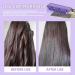 Flat Iron Comb Attachment Clip On - Portable Hair Straightener Brush & Professional Styling Tool (Purple) | Shop Internationally - Buy Online on GoSupps.com