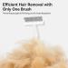 Aumuca Cat Grooming Brush for Long Haired Cats and Double Coat Dogs - Pet Deshedding and Dematting Tool for Removing Loose and Matted Fur - Undercoat Rake for Shedding and Grooming - White - Buy Online on GoSupps.com