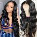 13x4 Body Wave Lace Front Wigs Human Hair Wigs for Black Women Body Human Hair Lace Frontal Wigs Pre Plucked With Baby Hair Black Color 150% Density Natural Hairline Brazilian Virgin Hair Wigs 22 inch 22 Inch 13x4 Body Wav…