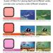 Soonsun 3 Pack Dive Filter for GoPro Hero 5 6 7 Black Super Suit - Red Light Red and Magenta Filters - Enhance Underwater Colors for Video and Photography - Buy Online on GoSupps.com