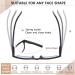 5 Pack Blue Light Blocking Reading Glasses for Men & Women - Stylish Computer Eyeglasses with Spring Hinge (1.50 Strength - Buy Online on GoSupps.com