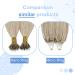 Youngsee Nano Ring Extensions | Real Hair Ash Blonde 35cm | Remy Hair 50g #18/613 | Quality Nano Hair Extensions - Buy Online on GoSupps.com