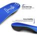 PCSsole Orthotic Arch Support Shoe Inserts for Flat Feet & Plantar Fasciitis - Men/Women (Size 9.5-10, 29cm) - Blue - Buy Online on GoSupps.com