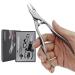 VOGARB Nail Clippers Set for Thick/Ingrown Nails Toenail 5pcs in 1 Large Long Handle Trimmer Wide Opening Cutter Heavy Duty Professional Podiatrist Pedicure Tool for Adult Seniors(JCDK5PS)