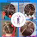 Elastic Hair Tendril Rubber Hair Ties | Klipp Ponytail Tool for Girls & Women | Cutter Removal & Tail Tool | International Shipping - Buy Online on GoSupps.com