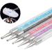 5PCS NATUCE 2 Way Nail Dotting Pen Set for Marbleizing & Nail Art - Rhinestones Gems Picking Tools & Clay Sculpting - Manicure Dot Tool - Buy Online on GoSupps.com