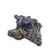 Natural Crystal Rough Natural Polyhedral Tanzanite Blue Purple Fluorite Cluster Mineral specimens Gem Level Stones and Crystals (Size : 9)