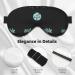 Adjustable Double-Sided Sleep Mask | Soft Eye Covers for Ultimate Comfort & Eye Edema Relief International Shipping Available - Buy Online on GoSupps.com