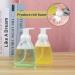 QXAYXA Foam Dispenser - 350ml Foam Pump Bottles (4-Pack) | Refillable Foam Soap Pumps for Kitchen Bathroom Shampoo Facial & Hand Washing - Buy Online on GoSupps.com