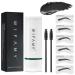 Eyebrow Stamp Stencil Kit  Brow Stamp and Shaping Kit- One Step Brow Stamp Makeup Powder with Mirror  Reusable Eyebrow Stencils Shape Thicker and Fuller Brows  Waterproof Long Lasting (Dark Grey)