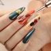 WLLHYF 5 Pieces Nail Art Liner Brush Painting Nail Art Brush Long Line Detail Fine Drawing Nail Point Drawing Tool Set 7mm/9mm/11mm/15mm/25mm (Pink Greenish) - Buy Online on GoSupps.com