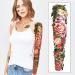 SOOVSY Full Arm Temporary Tattoo with Bird, Daisy, Rose, Peony Design - 46 Sheets for Women, Girls, Boys. Half Arm Fake Tattoos for Men - Realistic Sleeves - Buy Online on GoSupps.com
