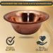 Buy Copper Evaporator Bowl for Sauna Infusion - 5 Sizes for Every Sauna Stove (11.5 cm) - International Shipping Available - Buy Online on GoSupps.com