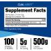 CLN Labs Creatine Monohydrate Powder 500g Tub | Fine Grade Unflavoured Supplement | Mixes Easily with Scoop | Made in UK - Buy Online on GoSupps.com