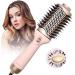 Unipampa warm air brush one-step hair dryer & volume brush 4 in 1 foehn brush curling brush hot air brush styling brushes 1200 watts 3 temperatures & 2 air flow levels for all hair types pink