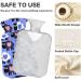 Naanle 2L Sweet Schaf Heat Bottle with Cover - Transparent Hot Water Bottle for Bed Hand & Feet Warmer - Pain Relief & Heat Therapy - Buy Online on GoSupps.com