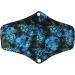 MUMBABY 6-Piece 25.4cm Regular Charcoal Bamboo Mama Cloth Menstrual Pads Blue M | Reusable Sanitary Pads - Buy Online on GoSupps.com