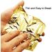 Gigules 100 Sheets Imitation Gold Leaf 5.5 x 5.5 inches - Gold Foil Paper for Arts, Painting, Gilding, Crafting & Decoration - Buy Online on GoSupps.com