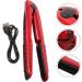FRCOLOR 3pcs Hair Straightener & Curler Set - Cordless USB Electric Curling Iron & Flat Iron for Bangs & Short Hair - Perfect for Travel - Buy Online on GoSupps.com