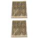 Angoily 2pcs Set 12pcs Brow Pencil Eyebrow Pen Eyeliner Pencil with Brush Iron Tube Double Head - Buy Online on GoSupps.com