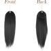 FESHFEN Straight Drawstring Ponytail Extension 12 Inch Natural Black - Clip in Ponytail for Women and Girls - Buy Online on GoSupps.com