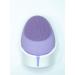 SYL Swan Egg Shape Wireless Silicone Facial Cleansing Brush Cleanser & Massager Silicone Vibrating IPX6 Waterproof Facial Cleansing (Purple)