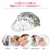 Green Plants Printed Waterproof Shower Cap for Women - Fits All Head Sizes and Hair Textures - Buy Online on GoSupps.com