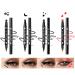CHSEEO 4 Pcs 2 Heads Liquid Eyeliner Set Eyeliner Stamp 24 Hr Wing Cat Eye Coloful Eyeliner Waterproof Smudge Proof Longwearing Quick Drying Eyeliner Pencil - Star Moon Heart Beginners Makeup Gift