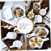 Zerodeko 1pc Baked Snails Snail Dish Escargot Serving Seafood Plate Server Dish Footed Plates Oyster Plates Ceramic Baking Lemon Plate Octopus Ceramics Kitchenware 21X16.4CM White - Buy Online on GoSupps.com