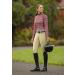 Kerrits Easy Stride Ice Fil Long Sleeve | Mahogany Hoofprint Chevron | X-Large - Buy Online on GoSupps.com