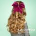 4pcs Large Cheer Hair Bows Ties - 8 Inch Grosgrain Ribbon Elastic Bands - Perfect for School, College, Sports, Cheerleading - Black/White/Red/Pink - Buy Online on GoSupps.com