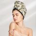 Hair Towel Wrap | Fast Drying Hair Turban | Button Hair Drying Towel for Quick Results - Flying Bees1 - Buy Online on GoSupps.com