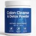 Colon Cleanse & Detox Powder | Dietary Supplement Drink Mix with Fiber & Natural Ingredients | 225 g Jar | Daily Wellness & Digestive Support
