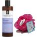 Champneys Health Spa Slumber Body Cleanser 350ml WITH Coral body puff Any Colour - Buy Online on GoSupps.com